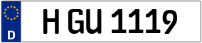Truck License Plate
